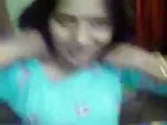 Blonde with sweet tits fucked in the hallway